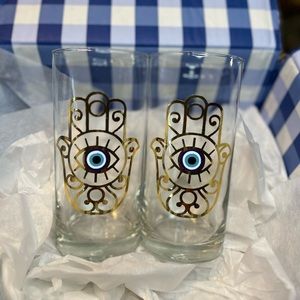 Evil Eye Glass Set